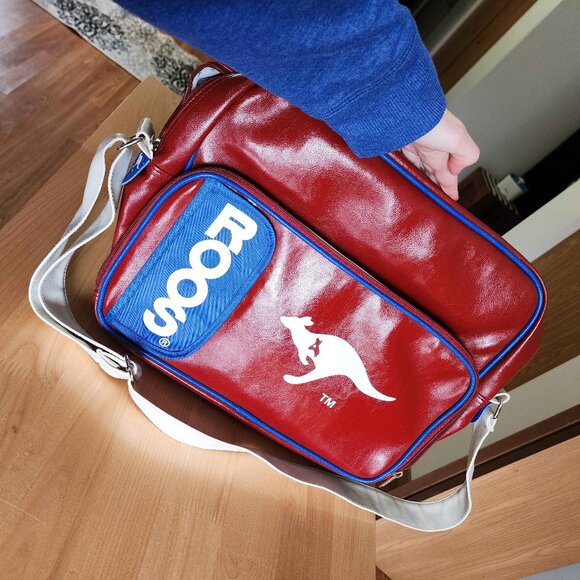 kangaROOS Handbags - KangaROOs Vintage Leather Shoulder Laptop Messenger Bag Retro Laptop Bag